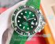 Luxury Copy Rolex Submariner Citizen Green Diamond Leather Strap Watch (8)_th.jpg